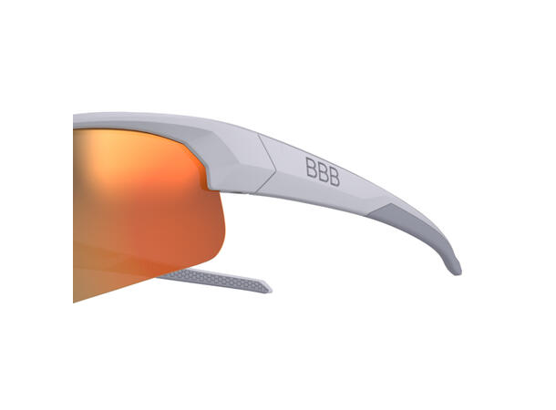 BBB Impress BSG-68 Brille Matt Hvit Small, PC Smoke, Gule og klare glass 