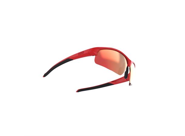 BBB Impress BSG-68 Briller Glossy Rød Small, MLC, Gule og klare ekstra glass 