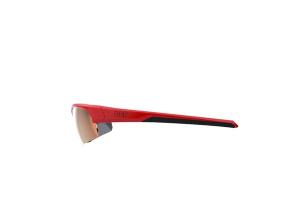 BBB Impress BSG-68 Briller Glossy Rød Small, MLC, Gule og klare ekstra glass 