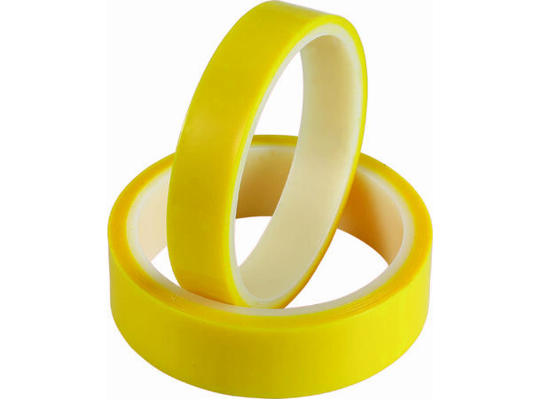 BBB Rimtape BTI-151 Tubeless Felgbånd 10m x 28mm, Selvklebende, Gul, på rull 