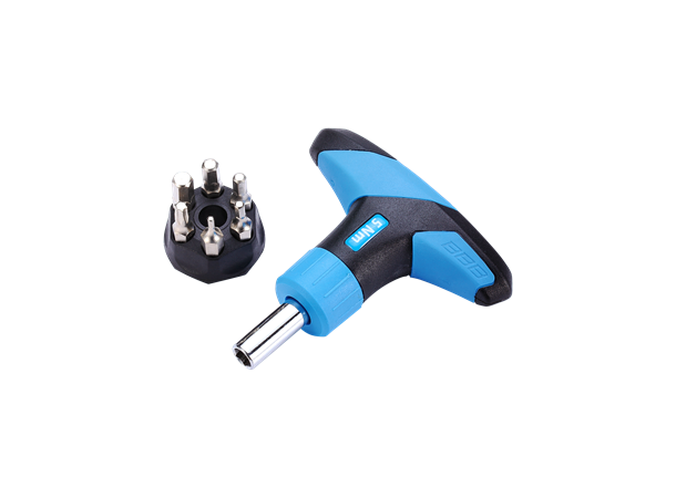 BBB TorqueFix BTL-119 5nm Momentnøkkel Blå/Sort, 5nm, T-Håndtak med 6 bits 