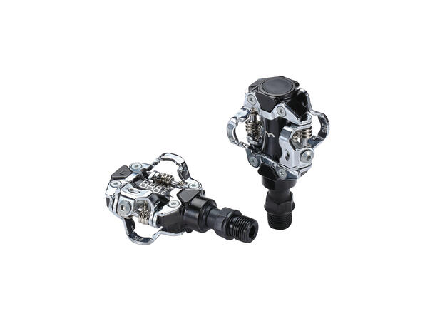 BBB TouchMount BPD-74 Pedaler 9/16", Sort/Sølv 
