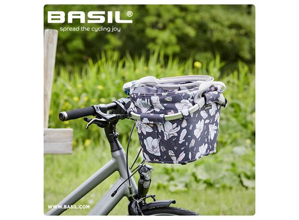 Basil Carry All Magnolia Kurv Front Pastel, Alu/Stoff, 15l, ink KF Plate 