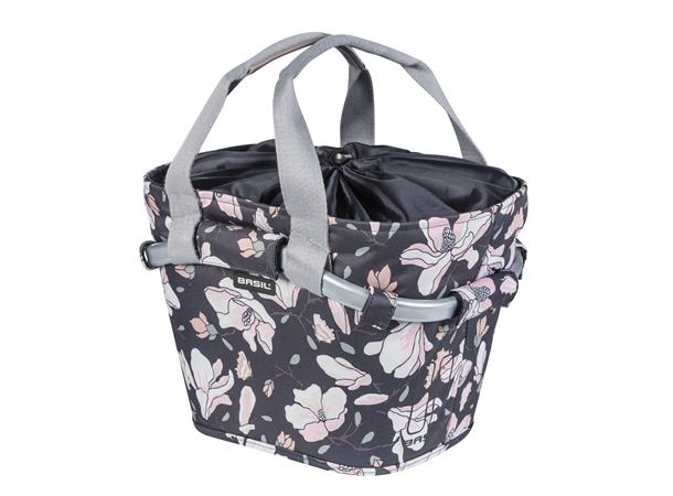 Basil Carry All Magnolia Kurv Front Pastel, Alu/Stoff, 15l, ink KF Plate 
