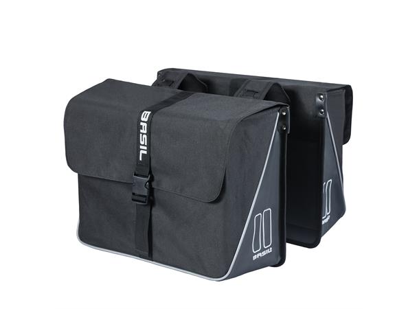 Basil Forte Dobbel Sideveske Sett Sort, 35 ltr/sett, Universal Bridge 