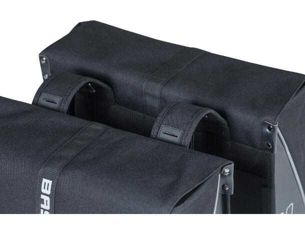 Basil Forte Dobbel Sideveske Sett Sort, 35 ltr/sett, Universal Bridge 