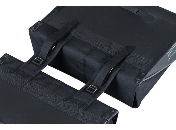 Basil Forte Dobbel Sideveske Sett Sort, 35 ltr/sett, Universal Bridge 