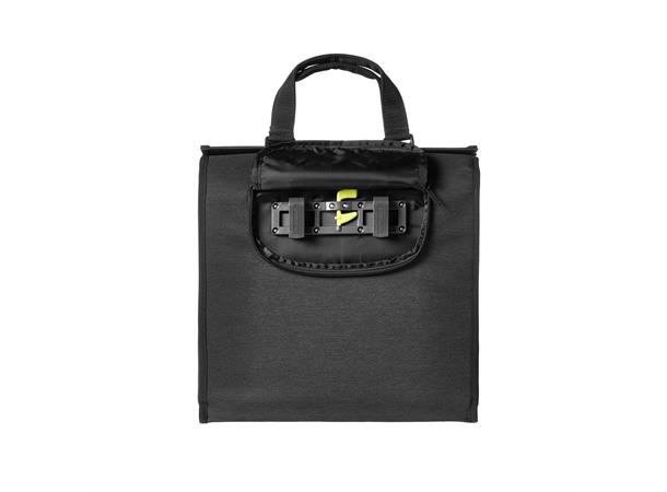 Basil Mira Shopper Sideveske Sort, 18 ltr 