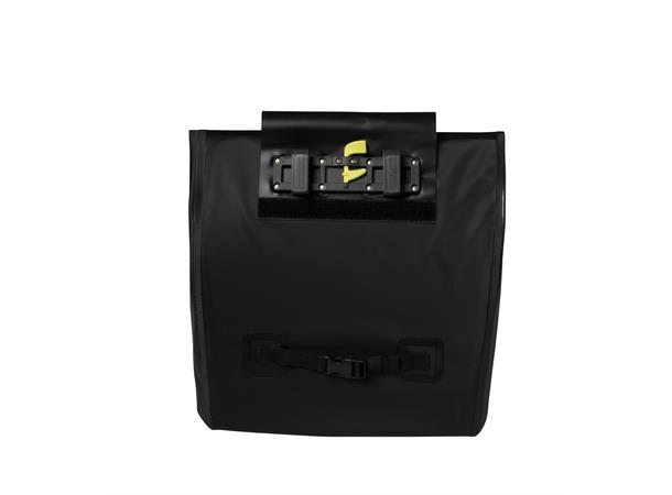 Basil Urban Dry Shopper Sideveske Matt Sort, 20 ltr, IPX3, Hook On System 