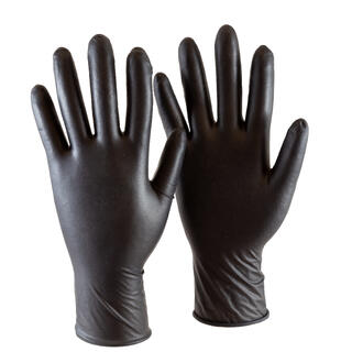 Batex Engangshanske Sort Nitril 10/X-Large, 100stk