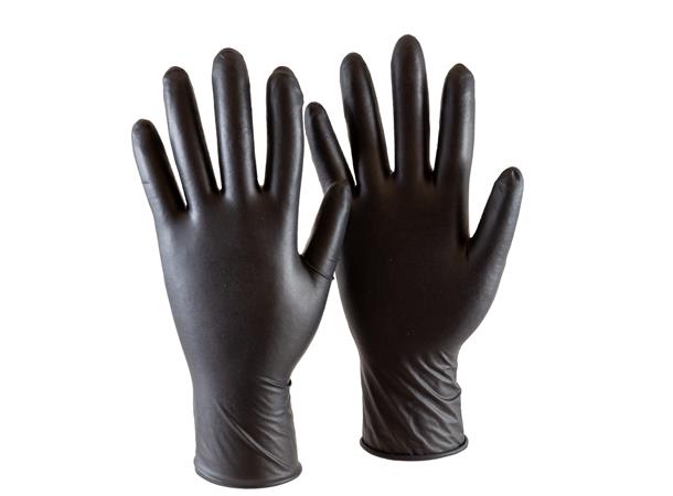 Batex Engangshanske Sort Nitril Small, 100stk 