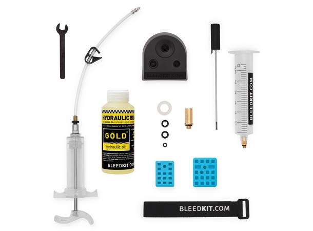 Bleedkit SHIMANO Workshop GOLD Luftesett Sprøyter, GOLD-Olje, 7mm nøkkel, hansker 