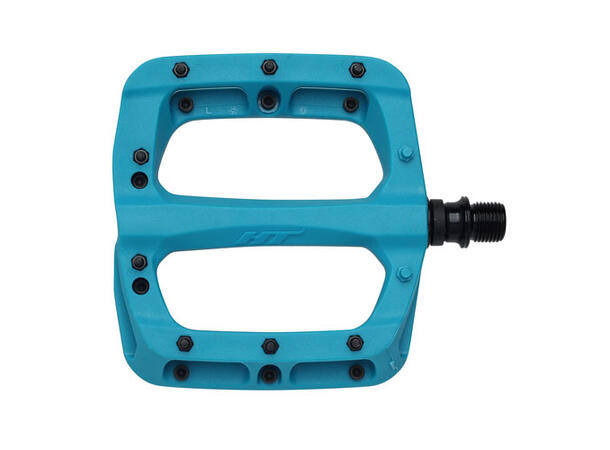 HT PA03A Platformpedal Turkis Nylon Composite, 107x105mm,16-pins,345gr 
