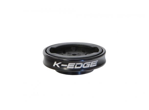 K-Edge Bryton Stem Cap Computerfeste Sort, 1 1/8 Headcap 