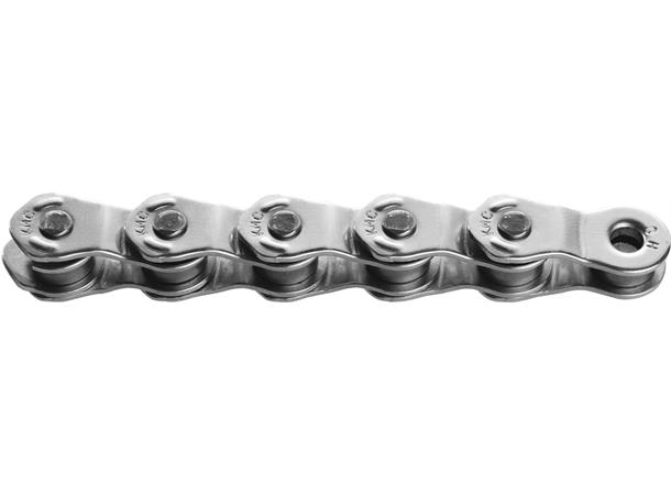 KMC HL1 Wide Kjede Sølv Single, BMX/Bane, 100 ledd, 1/2" x 1/8" 