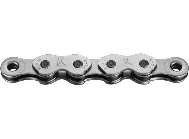 KMC K1 Narrow Kjede Sølv Single,100 ledd,BMX/Bane,1/2"x3/32" 