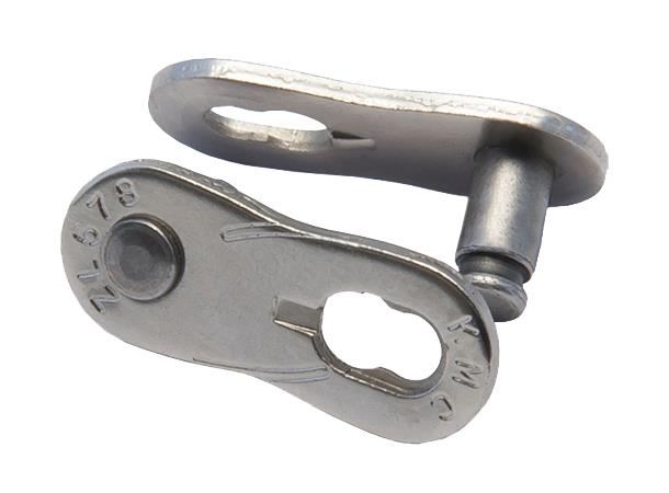 KMC MissingLink Z1eHX NR EPT Kjedelås Single,Wide,9.2mm,2-pack,1/2"x1/8",rustf 