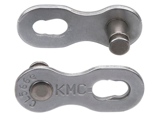 KMC MissingLink e9NR EPT Kjedelås Sølv 9-Delt, 2-pack, 6.6mm, rustfritt