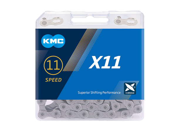 KMC X11 Kjede Grå 11-Delt, 118 ledd, 5.65mm 