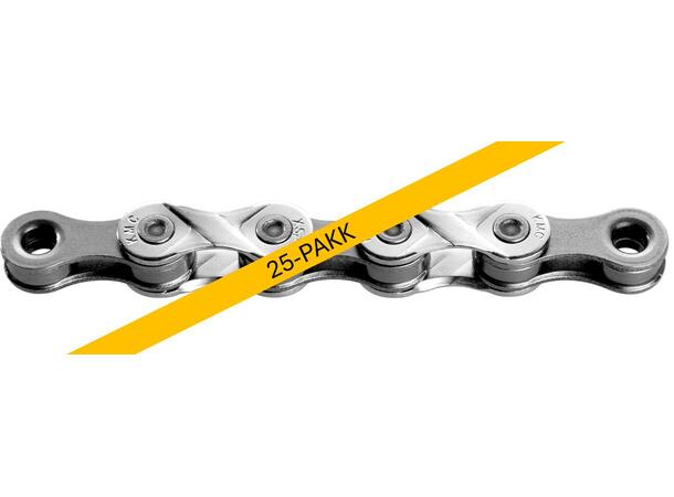 KMC X8 Kjede Sølv/Grå 5-8-delt, 25x116 ledd, 7.3mm 