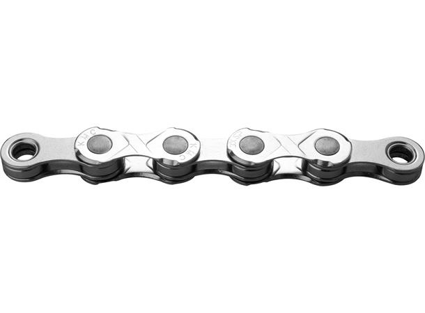 KMC e10 El-Sykkel Kjede Sølv 10-Delt, 122 ledd, 5.88mm 