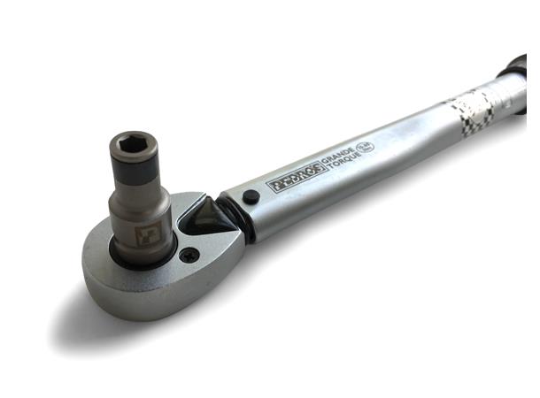 Pedro's Grand Torque Momentnøkkel 10-80nm, 3/8"-1/2"-1/4" 