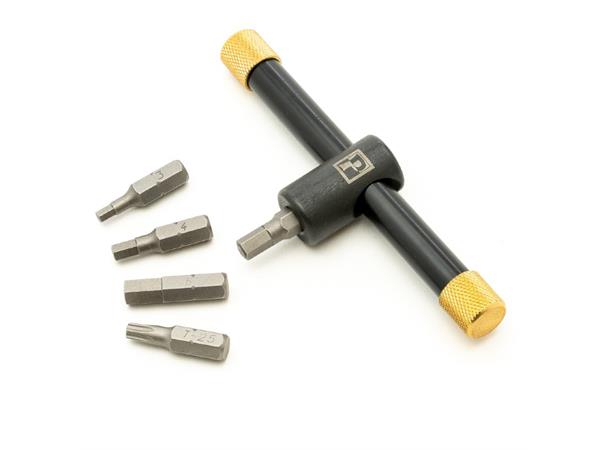 Pedro's T-Handle Bit Driver Unbrakosett 3, 4, 5, 6mm unbrako T25 Torx 