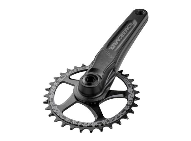 Race Face Aeffect Krankarmer 175mm Sort RF137, Alu, Uten krankdrev, 24mm EXI 