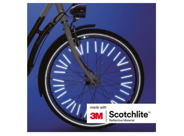 Salzmann 3M Eikereflekser 72 stk 70mm, 180g, ABS med 3M Scotchlite 