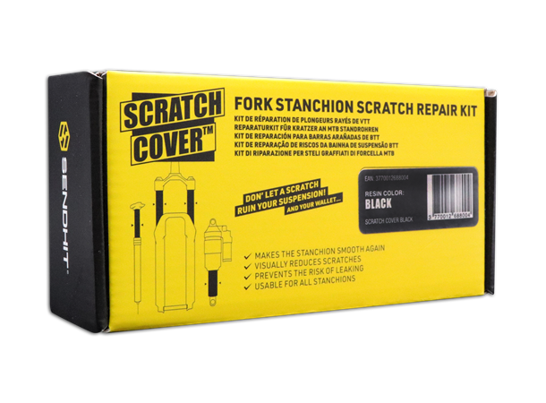 SendHit Scratch Cover Sett Sort For reparasjon av gaffelben og dempere