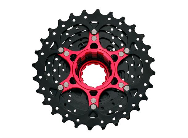 SunRace CSRX0 10-Delt Kassett 11-32T, 332gr, Sort, Shimano kompat 