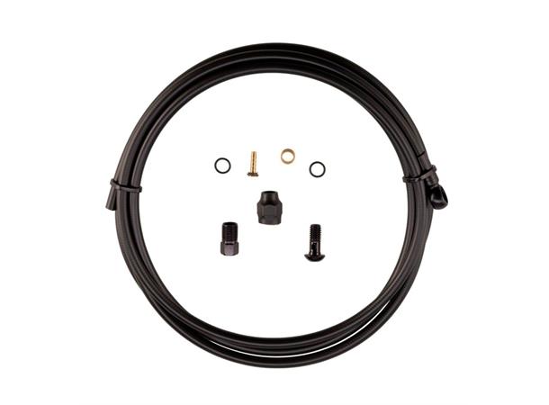 TRP Skivebremseledning Banjo Sett 5.5 2000mm x 5.5mm, sort, inkl. smådeler 