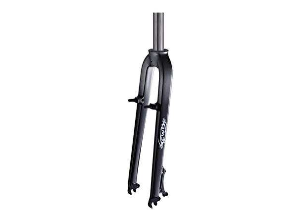 CWI Alu V-brems/Disc Gaffel 28" Alu/alul, 1 1/8" a-head, sort, 910gr 