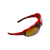BBB Impulse BSG-62 Brille Rød MLC, Gule og klare ekstra glass 