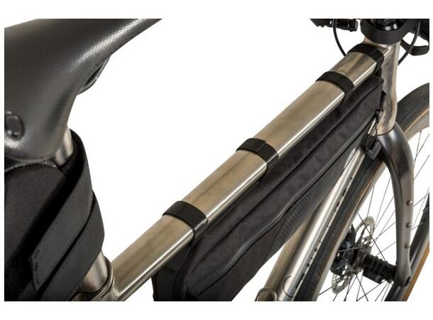 AGU Venture Bikepacking Rammeveske L Sort, 5.5L, 210gr, 52 x 14 x 6cm 