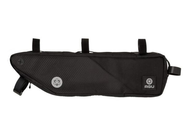 AGU Venture Bikepacking Rammeveske L Sort, 5.5L, 210gr, 52 x 14 x 6cm 