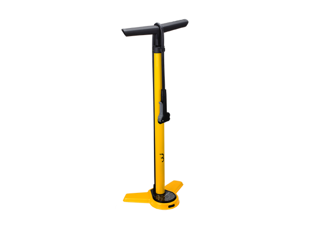 BBB AirSteel BFP-27 Manometerpumpe Gul Stål, 67cm, alle ventiler, 160psi/11bar 