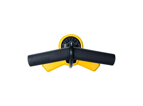 BBB AirSteel BFP-27 Manometerpumpe Gul Stål, 67cm, alle ventiler, 160psi/11bar 