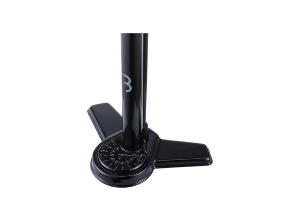 BBB AirSteel BFP-27 Manometerpumpe Sort Stål, 67cm, alle ventiler, 160psi/11bar 
