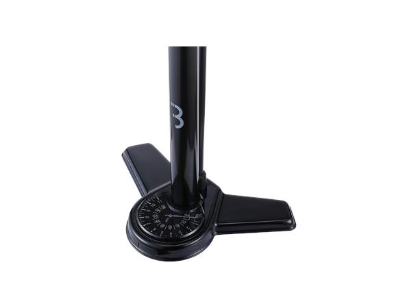 BBB AirSteel BFP-27 Manometerpumpe Sort Stål, 67cm, alle ventiler, 160psi/11bar 