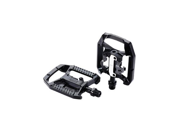 BBB DualChoice BPD-61 KombiPedaler 9/16", Sort 