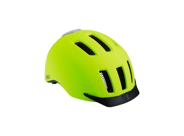 BBB Grid BHE-161 Matt Neon Gul Hjelm L 10 Luftehull, 58-61cm 