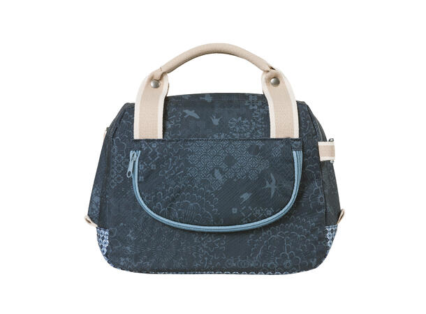 Basil Bohème KF Veske Front Blå, 8 liter, KlickFix 