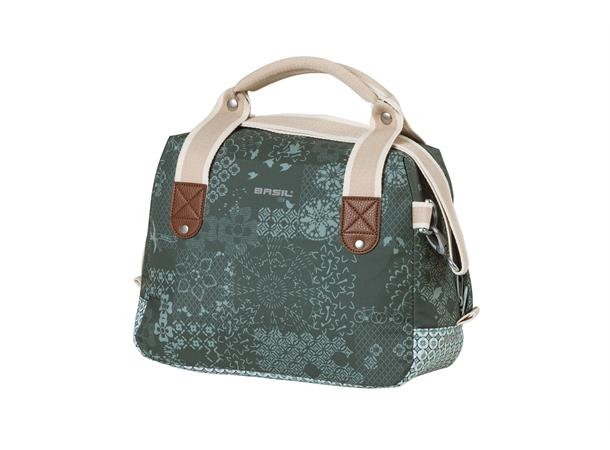 Basil Bohème KF Veske Front Grønn, 8 liter, KlickFix 