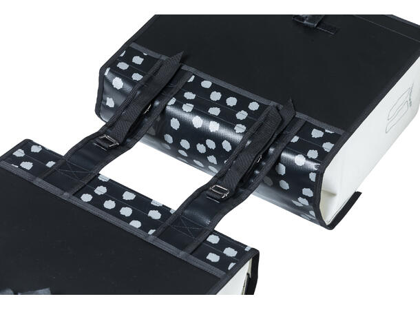 Basil Urban Load Sideveske Sett Sort, 48-53 ltr, Universal Bridge 