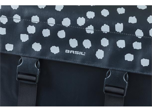 Basil Urban Load Sideveske Sett Sort, 48-53 ltr, Universal Bridge 