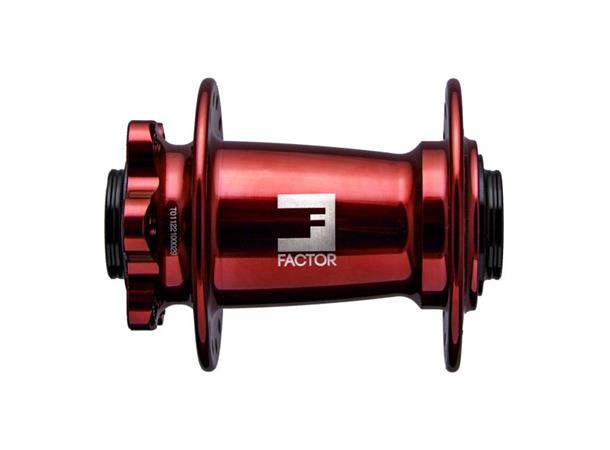 Factor 601 MTB IS Boost Fornav Rød 32H, 15x110mm, 204gr