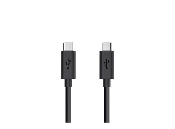Gemini USB-C til USB-C Kabel Sort, 1m