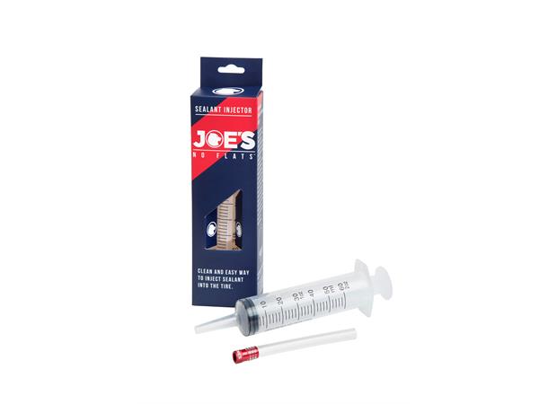 Joe's Sealant Injector Sprøyte Plast, 60ml, inkl. ledning med adapter 