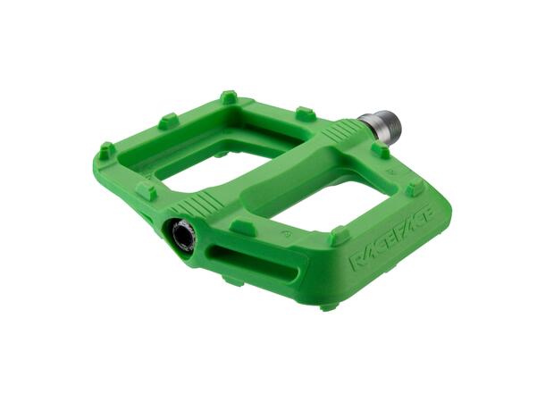Race Face Ride Platformpedal Grønn Nylon Composite, 110x101mm,18-pins,320gr 